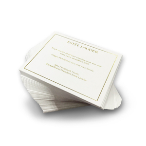 燙金紙卡掛牌| 燙金紙卡訂製